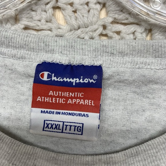Vintage Champion Brand T-Shirt  Oklahoma State  Shirt Mens 3XL Gray Crew Neck‎ - Picture 3 of 9